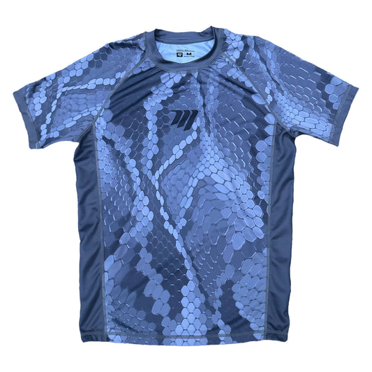 Silver Snakeskin Rash Guard