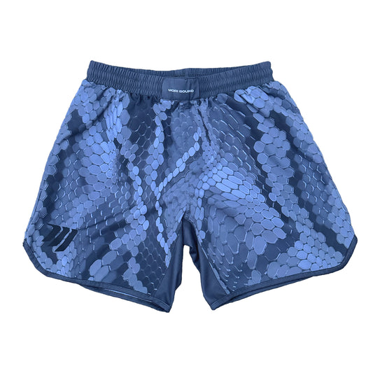 Silver Snakeskin Grappling Shorts