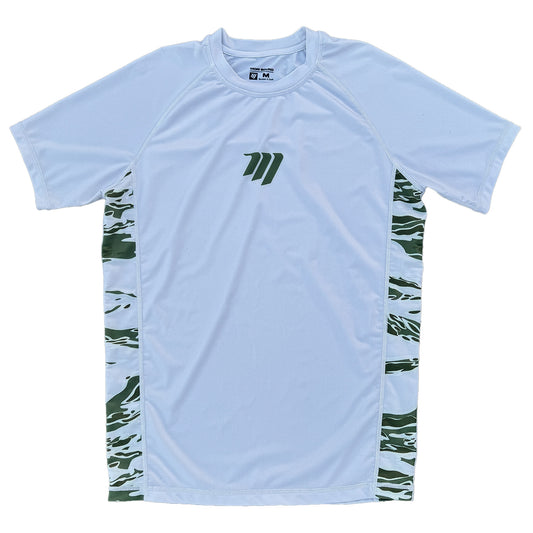 White Tiger Camo Rash Guard