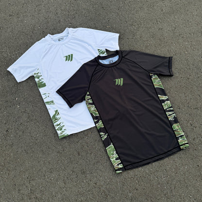 White Tiger Camo Rash Guard