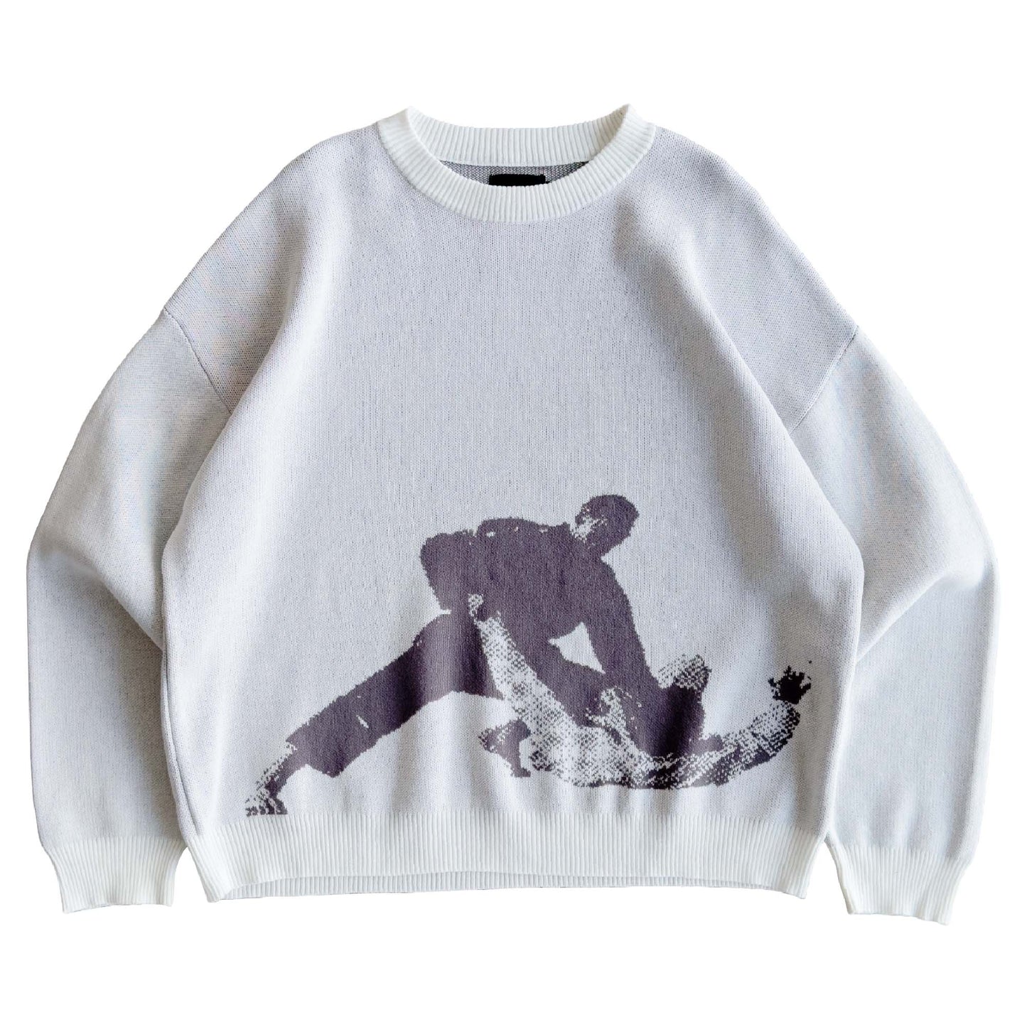 Practitioners Knitted Sweater - White