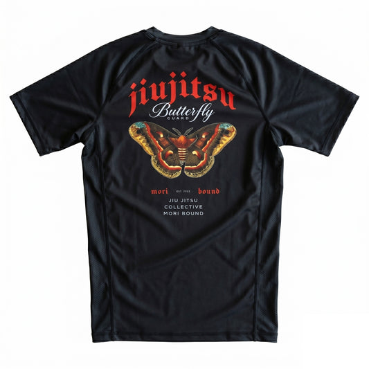 Black Butterfly Guard Rashguard