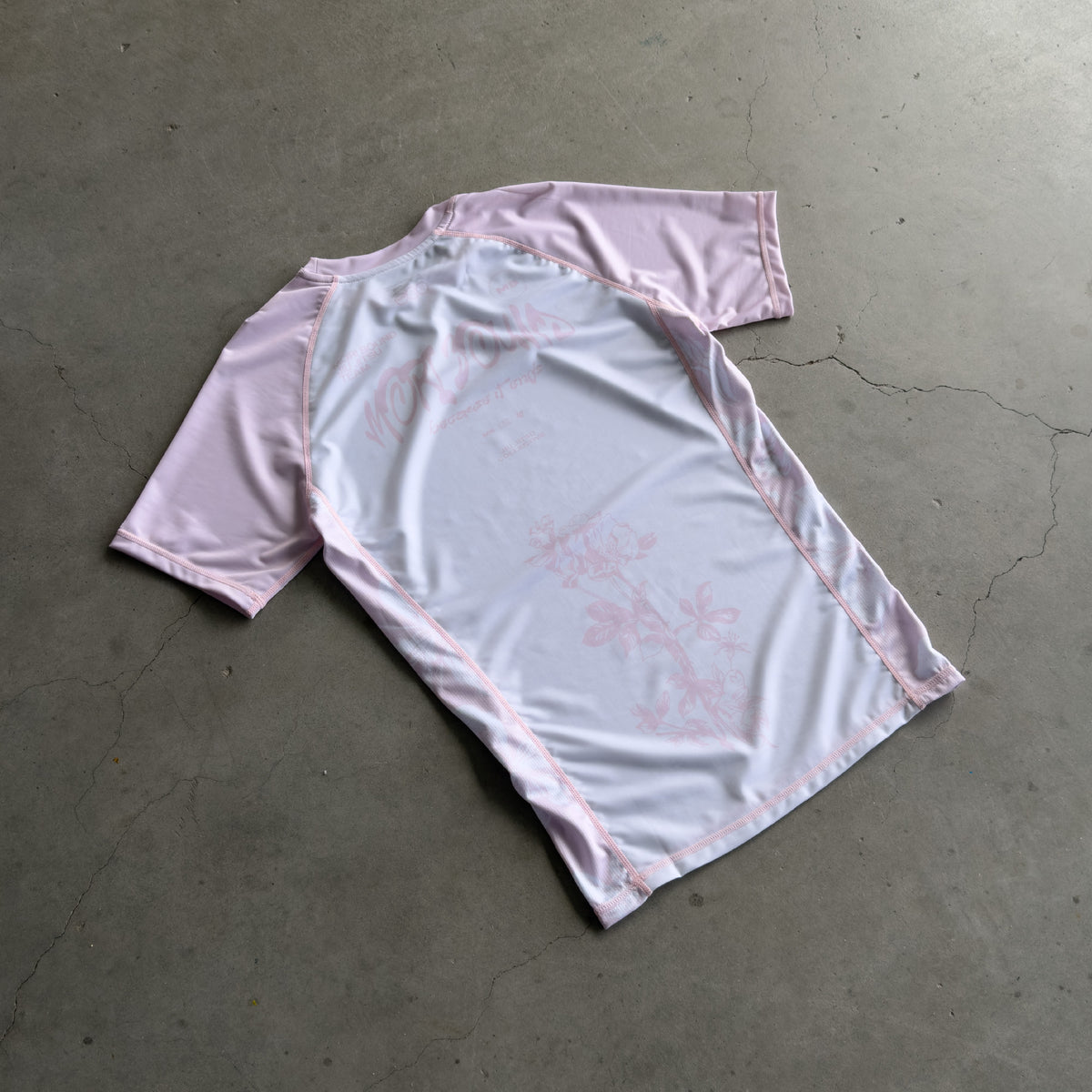 Pink Mori Flower Rashguard