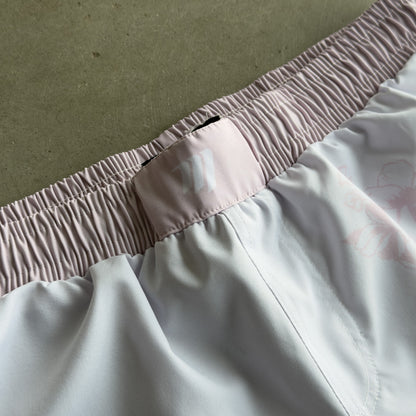 Pink Mori Flower Grappling Shorts