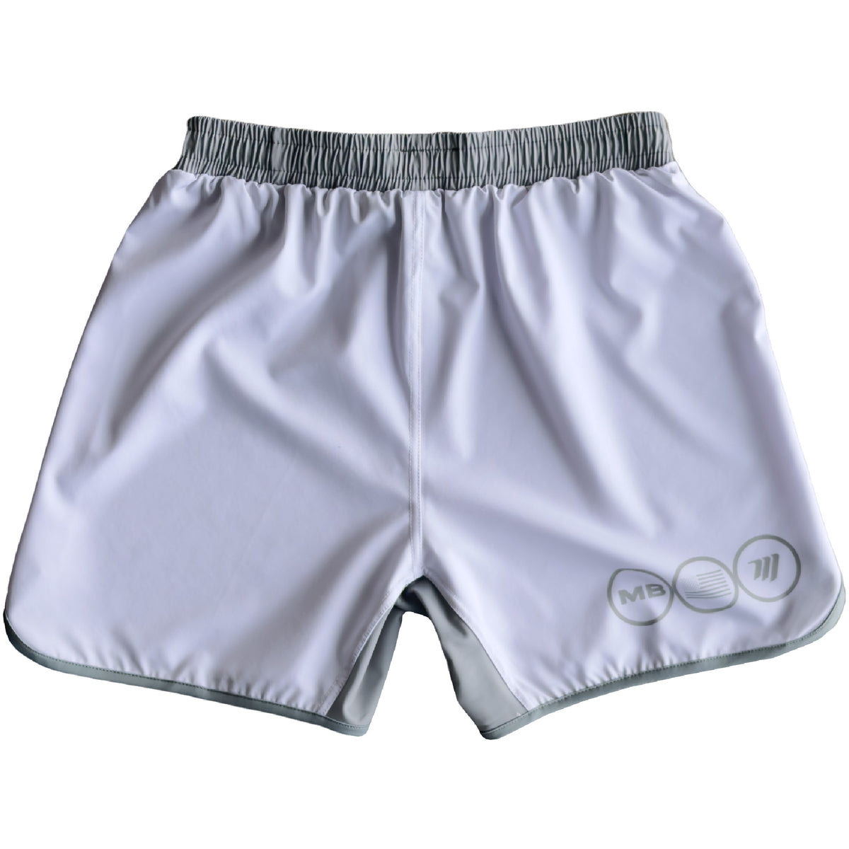 Green Mori Flower Grappling Shorts