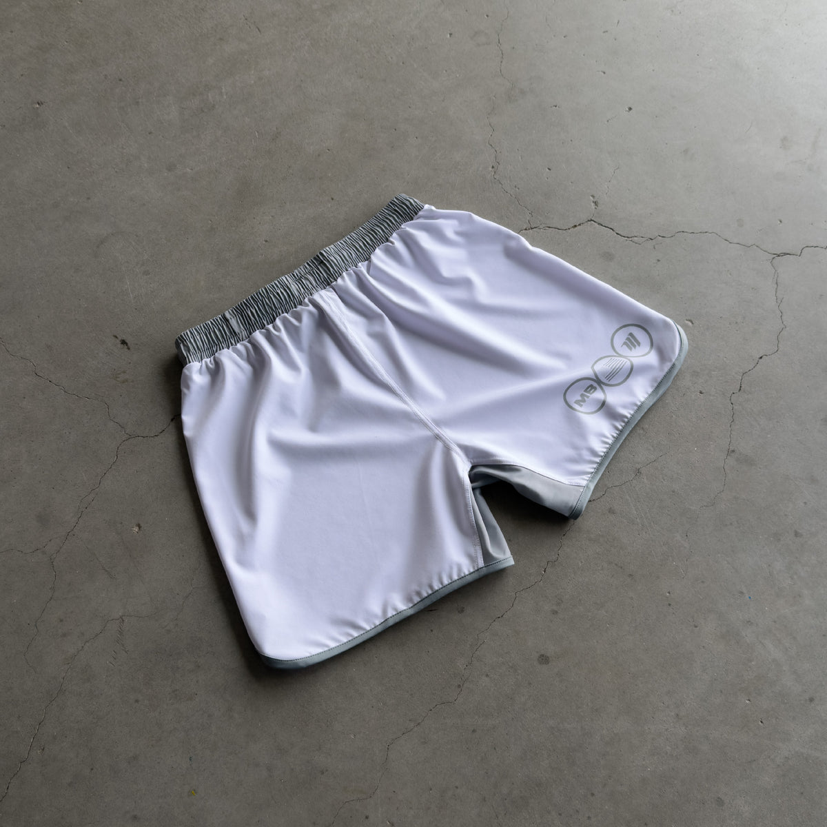 Green Mori Flower Grappling Shorts