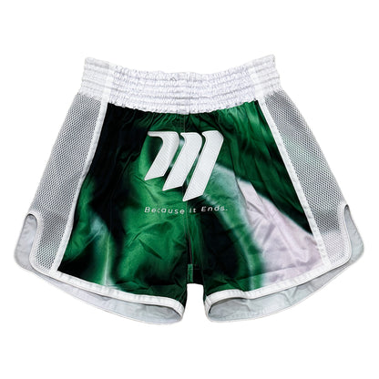 Green Warp Muay Thai Shorts
