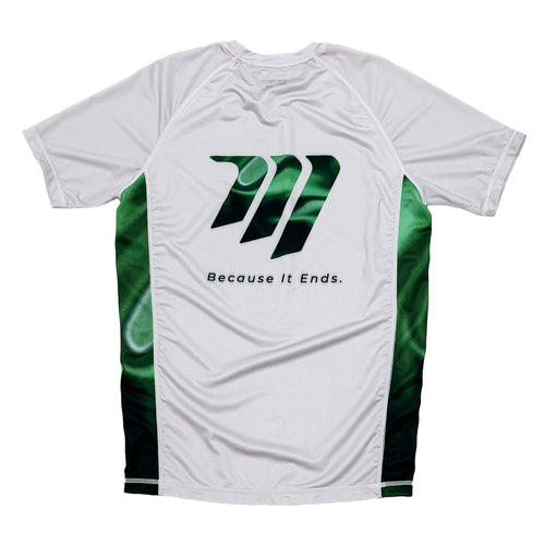 Green Warp Rash Guard