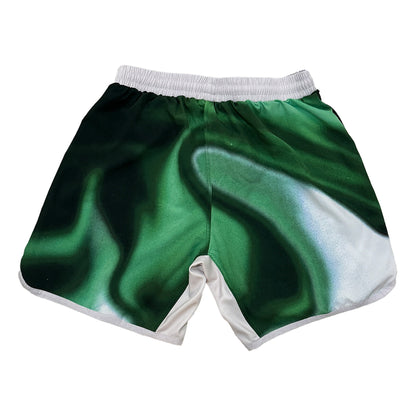 Green Warp Grappling Shorts