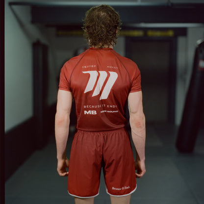 Wine Grappling Shorts